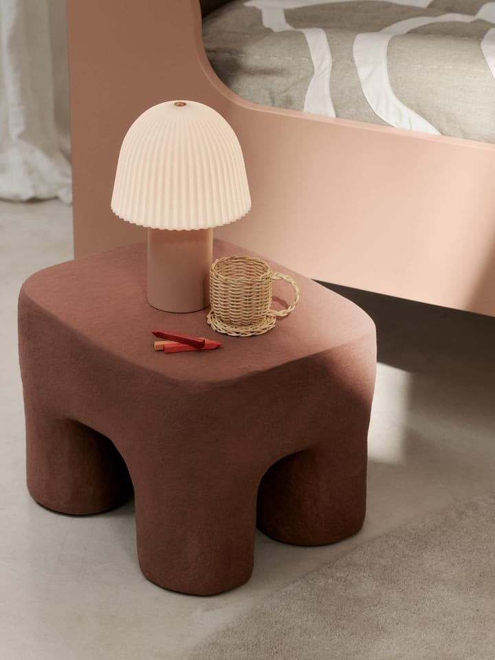 Frill draagbare lamp, Rose-white Ferm Living
