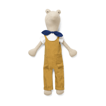 Frog Teddy knuffeldier - Natuurlijk - Ferm Living