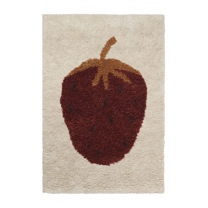 Fruiticana vloerkleed L 120x180 cm - Strawberry - Ferm Living
