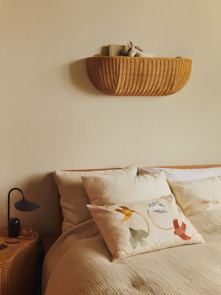 Geflochtene wall pocket wandmand 25x75 cm, Natural Ferm Living