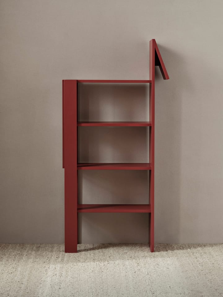 Giraffe boekenplank 69x140 cm, Poppy Red Ferm Living
