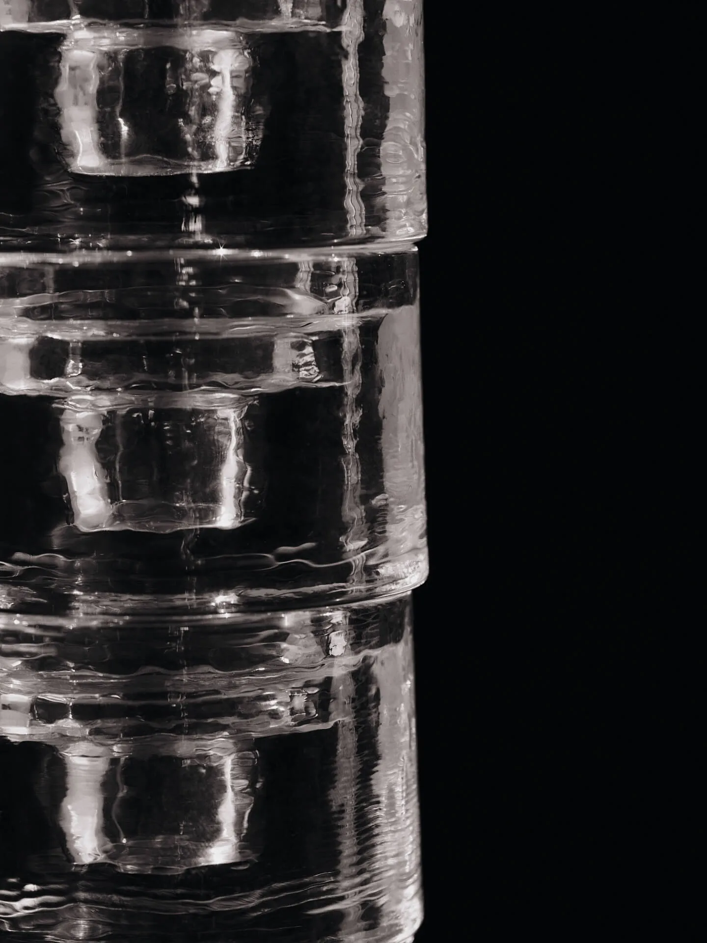 Gradia kandelaar rond Ø8 cm, Clear Ferm Living