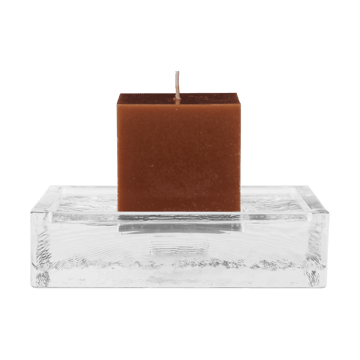 Gradia kandelaar square 16x16 cm - Clear - Ferm Living
