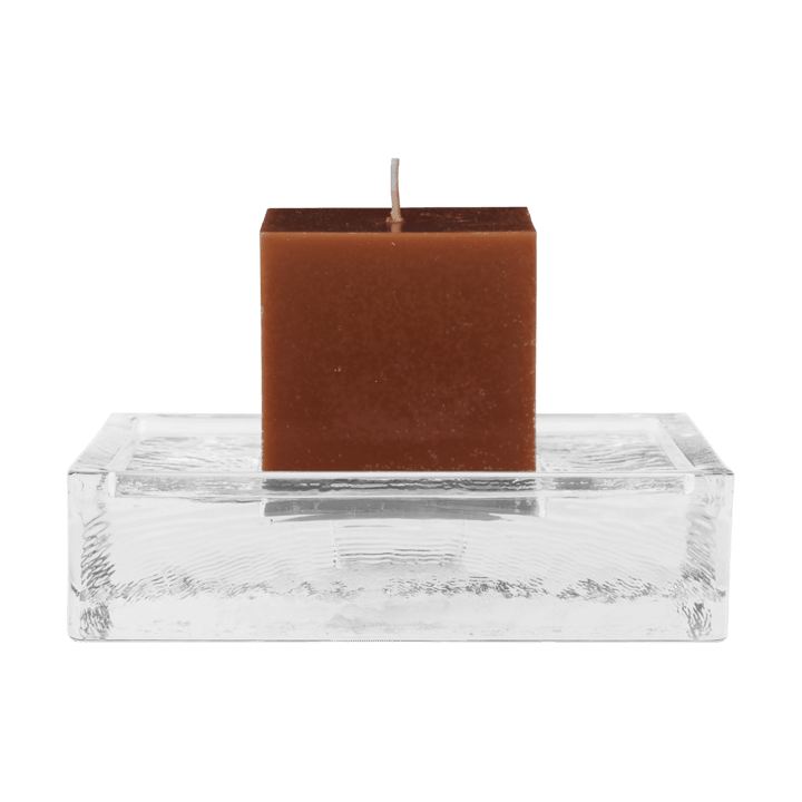 Gradia kandelaar square 16x16 cm, Clear Ferm Living
