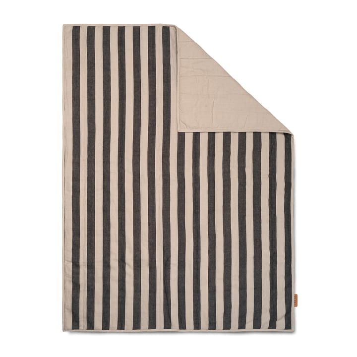 Grand deken 120x170 cm - Sand-black - Ferm Living