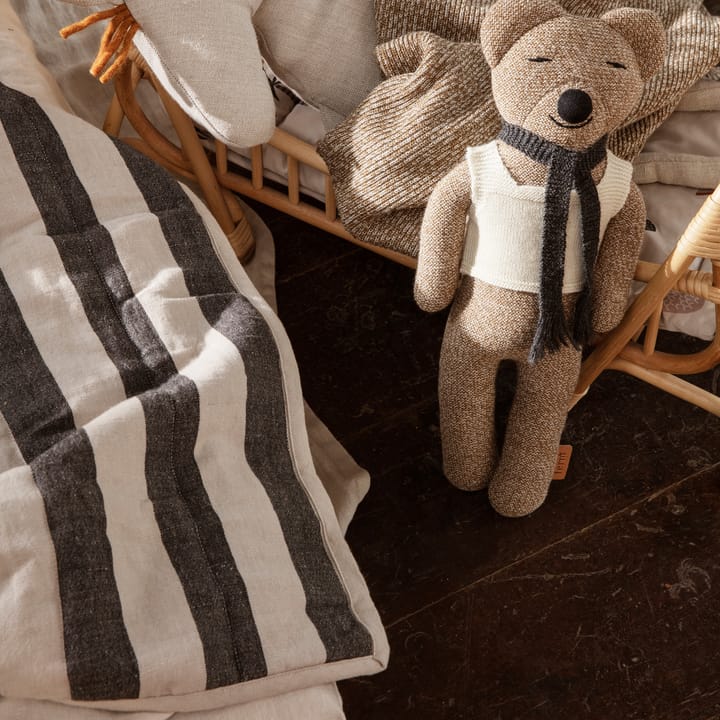 Grand deken 120x170 cm, Sand-black Ferm Living