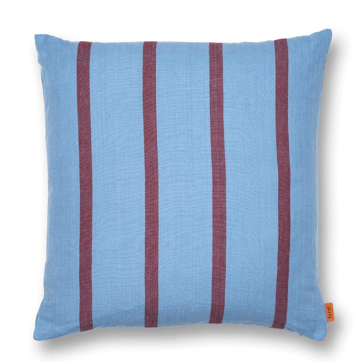 Grand kussen 50x50 cm - Faded blue-burgundy - Ferm Living