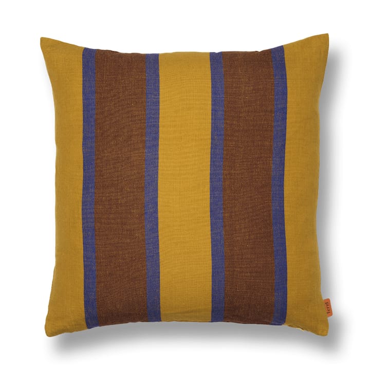 Grand kussen 50x50 cm - Lime-bright blue-chocolate - Ferm LIVING