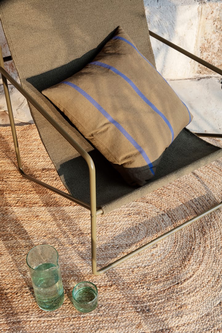 Grand kussen 50x50 cm, Olive-bright blue Ferm Living
