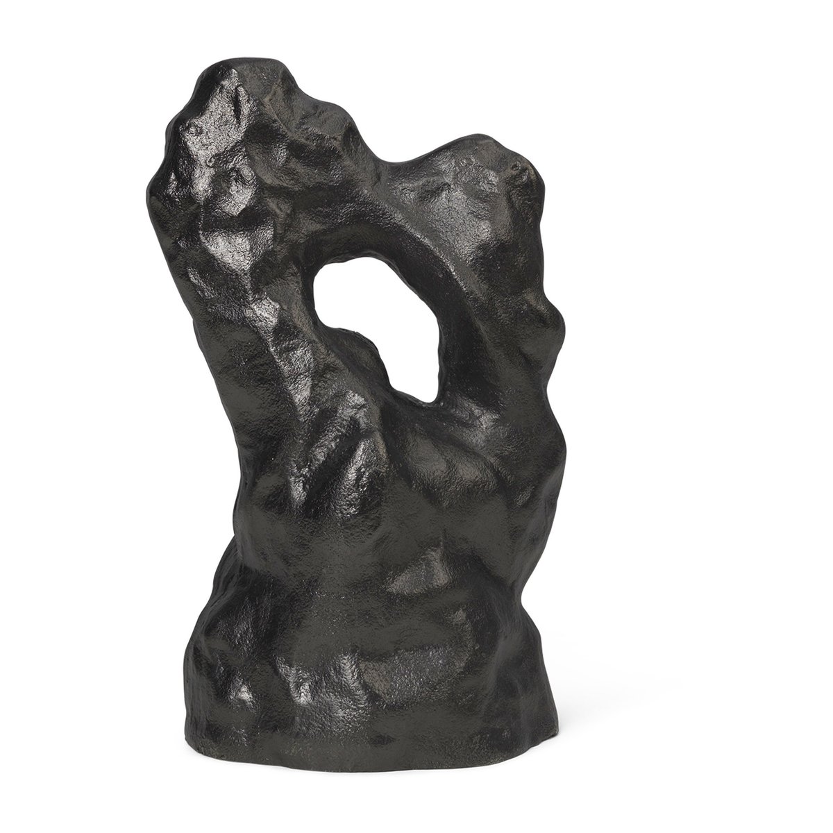ferm LIVING Grotto sculptuur Blackened Aluminium