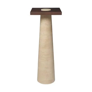 Grova sokkel - Travertin, 30x30x80 cm - Ferm Living