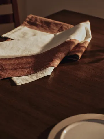 Hale keukendoek 50x70 cm - Chestnut-frosted lime - Ferm Living