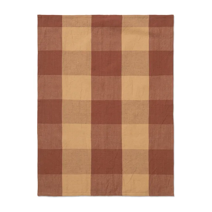 Hale keukendoek 50x70 cm - Peach-spice red - Ferm Living
