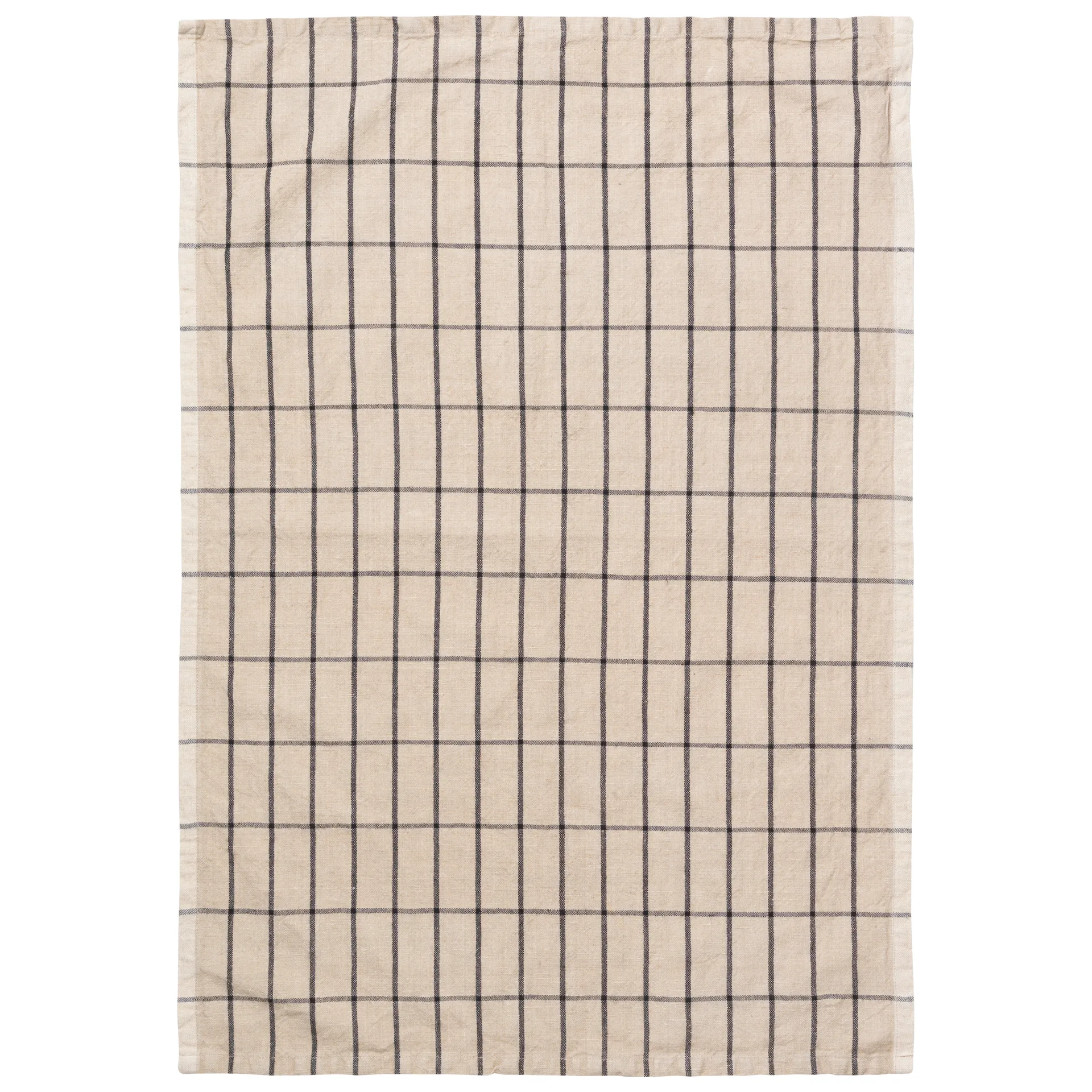 Hale keukendoek 50x70 cm, Sand-black Ferm Living