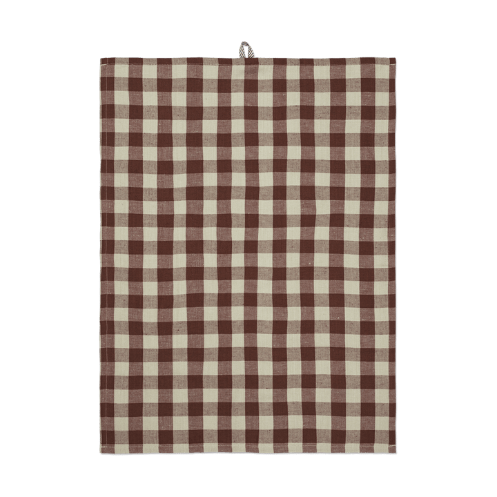 Hale keukenhanddoek 50x70 cm - Cinnamon-grey green - Ferm Living