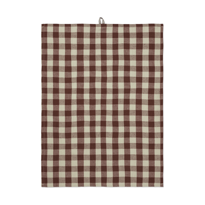 Hale keukenhanddoek 50x70 cm - Cinnamon-grey green - ferm LIVING