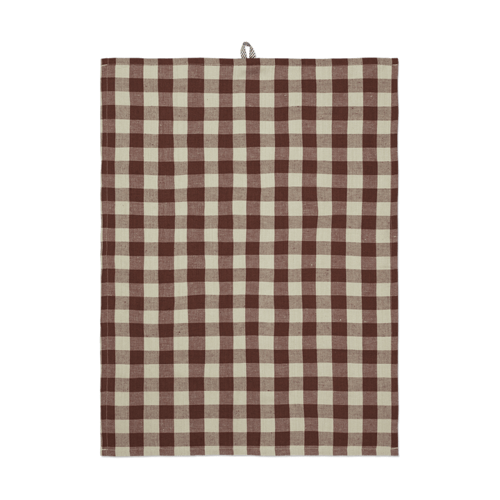 Hale keukenhanddoek 50x70 cm - Cinnamon-grey green - Ferm LIVING