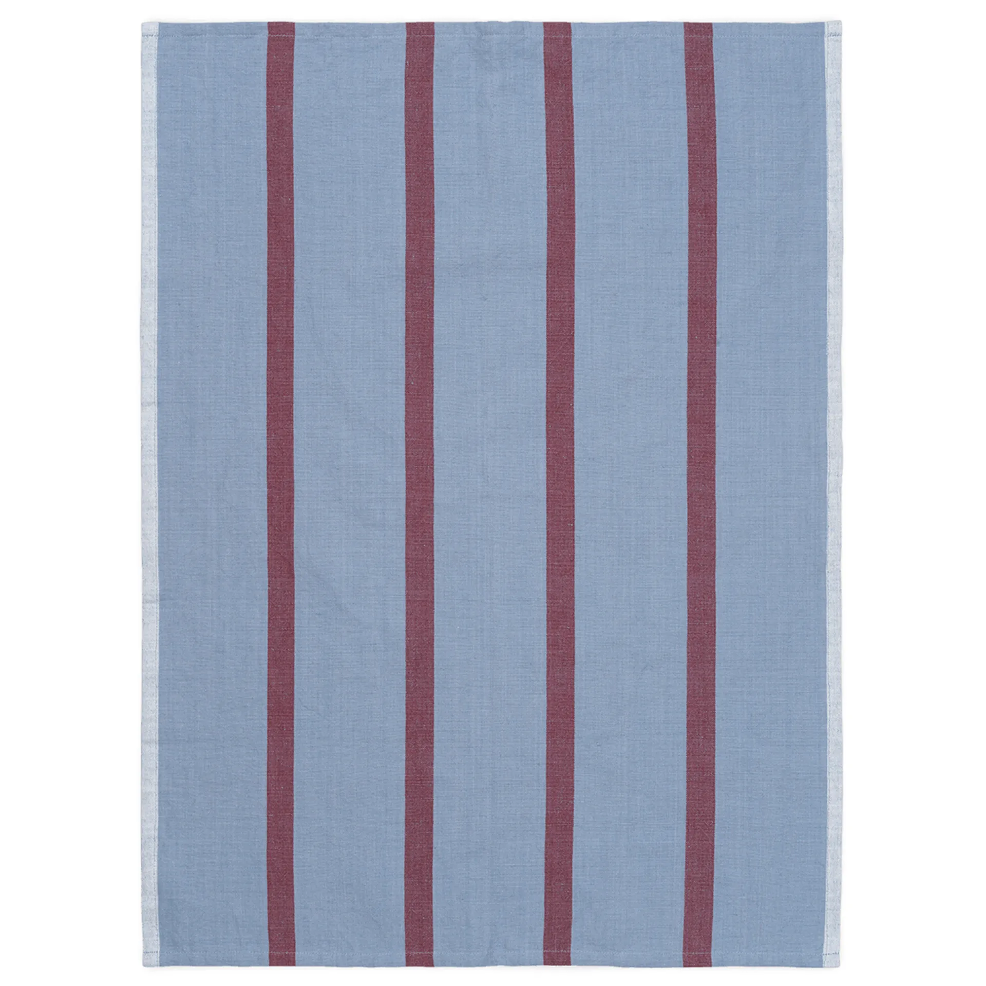 Hale keukenhanddoek 50x70 cm, Faded blue-burgundy Ferm Living