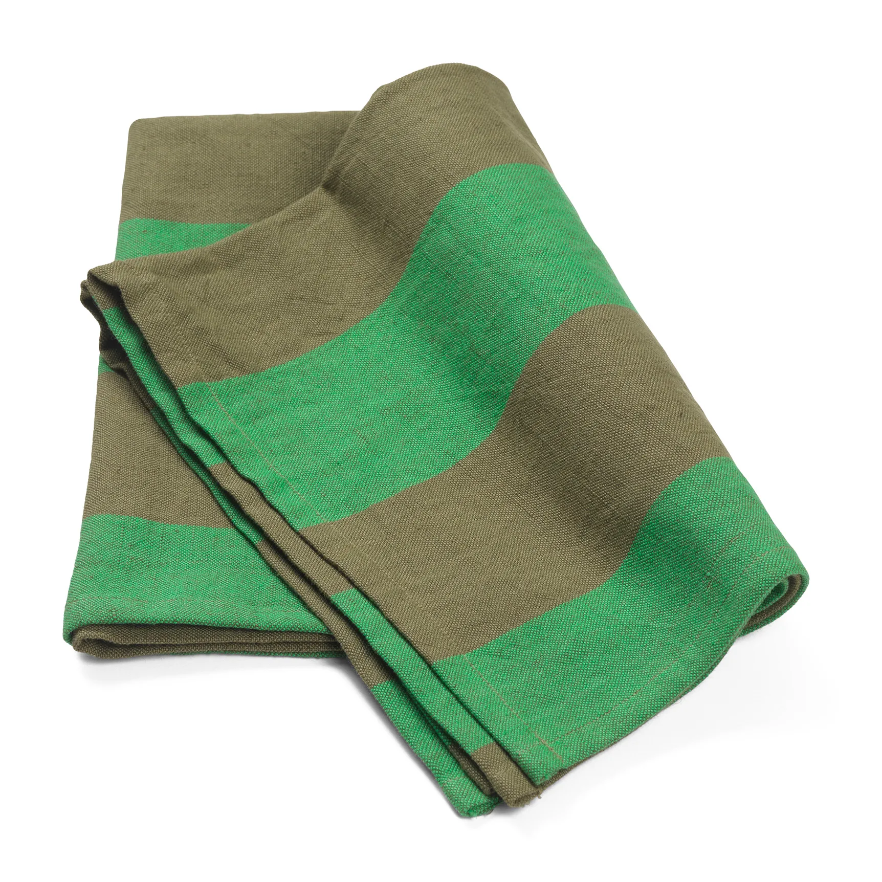Hale keukenhanddoek 50x70 cm, Olive-green Ferm Living