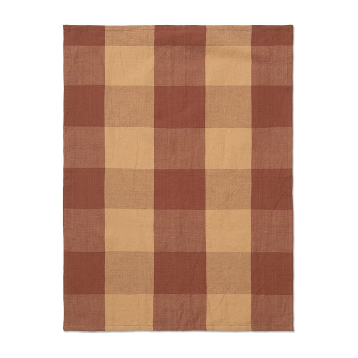Hale keukenhanddoek 50x70 cm - Peach-spice red - Ferm Living