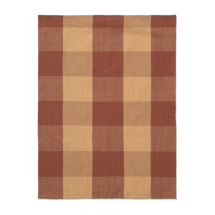 Hale keukenhanddoek 50x70 cm - Peach-spice red - Ferm LIVING