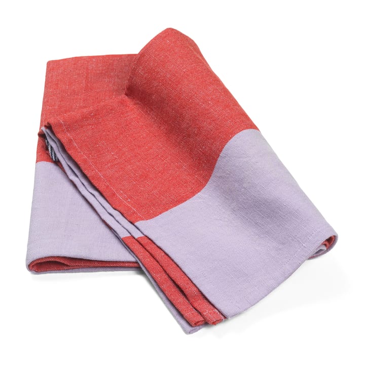 Hale keukenhanddoek 50x70 cm - Red-lilac - ferm LIVING