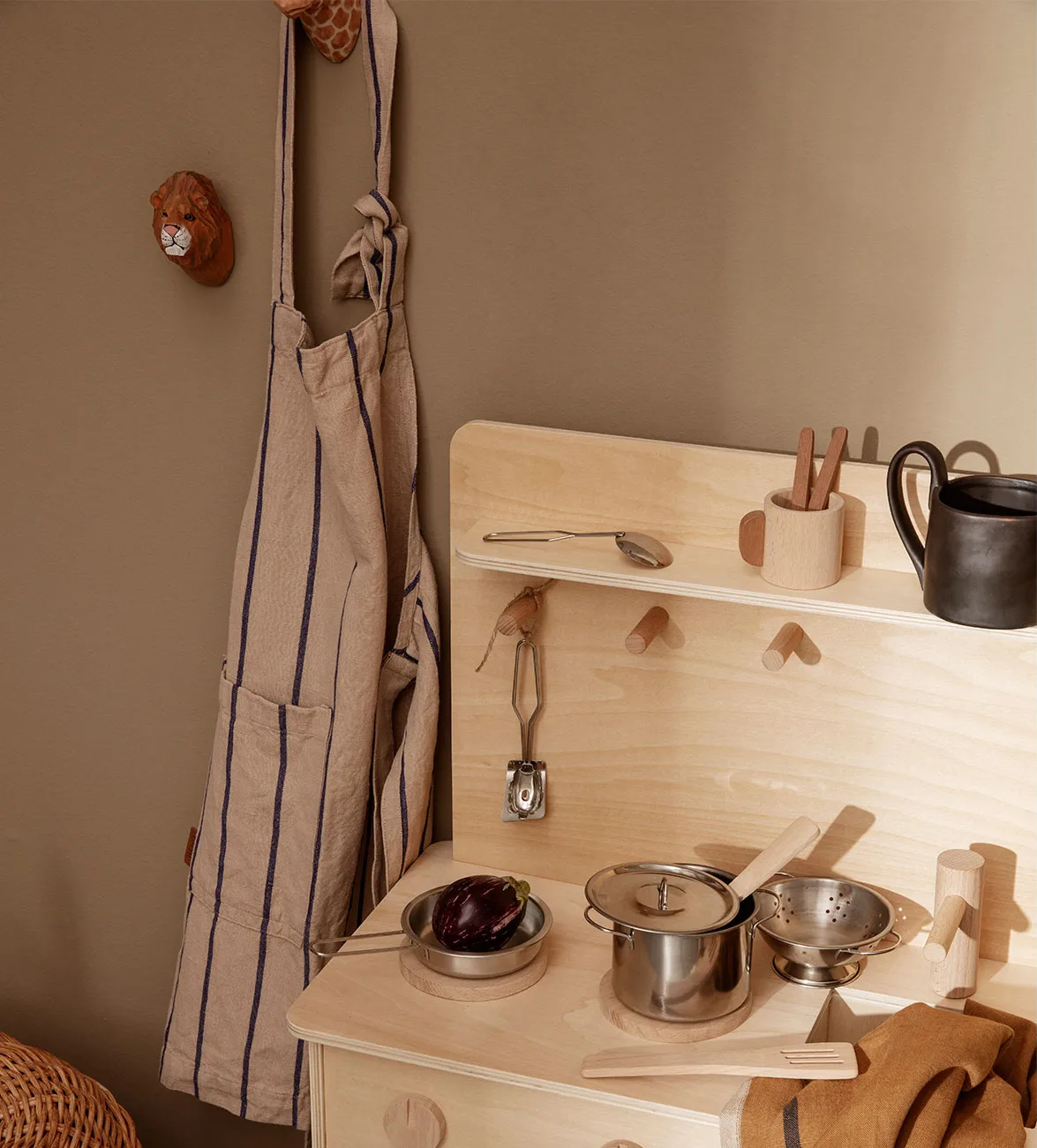 Hale kinderschort, Roze-lichtblauw Ferm Living