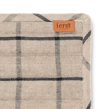 Hale pannenlap 2-pack - Zand-zwart - Ferm Living