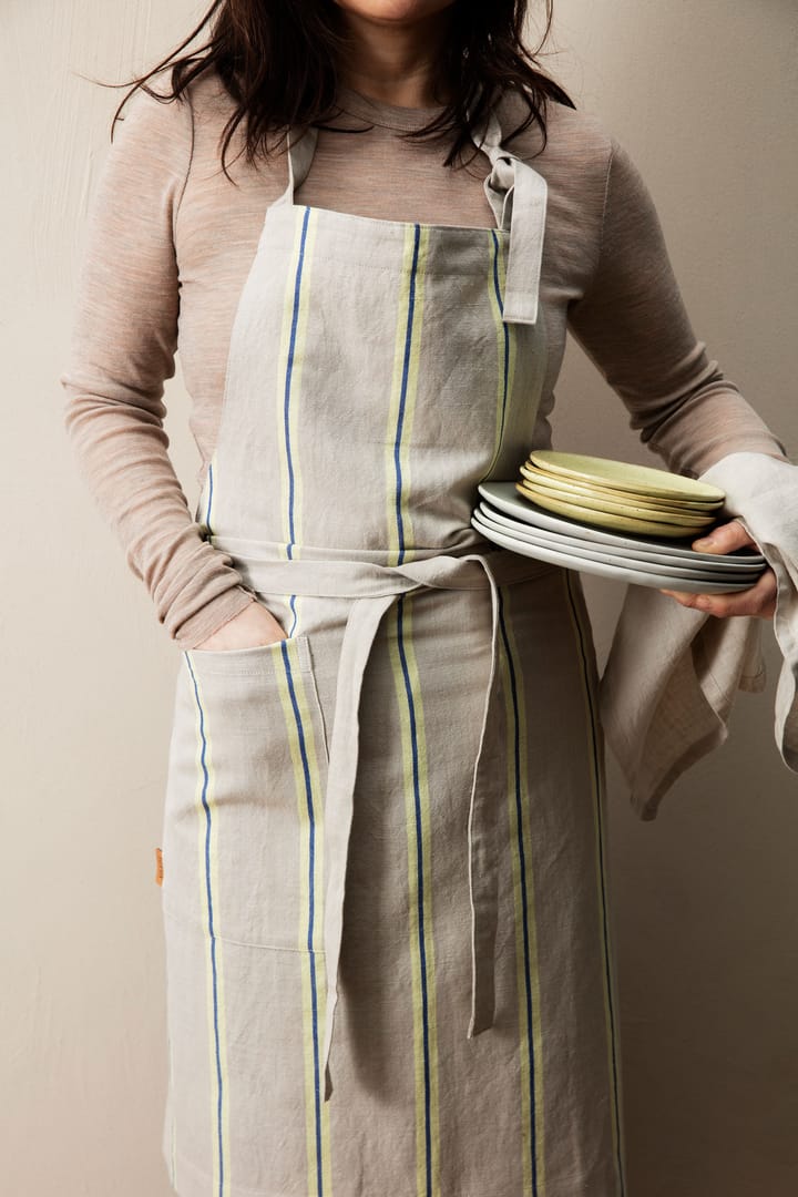 Hale schort, Oyster-lemon-bright blue Ferm Living