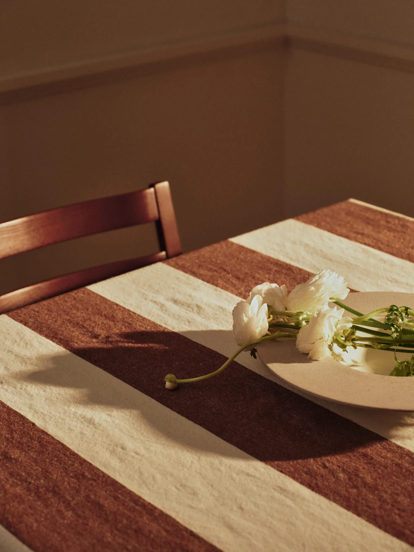 Hale tafelkleed, Chestnut-frosted lime, 150x240 cm Ferm Living