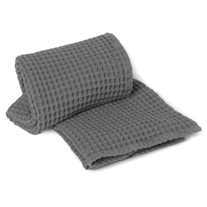 Handdoek ecologisch katoen grijs - 70x140 cm - Ferm LIVING
