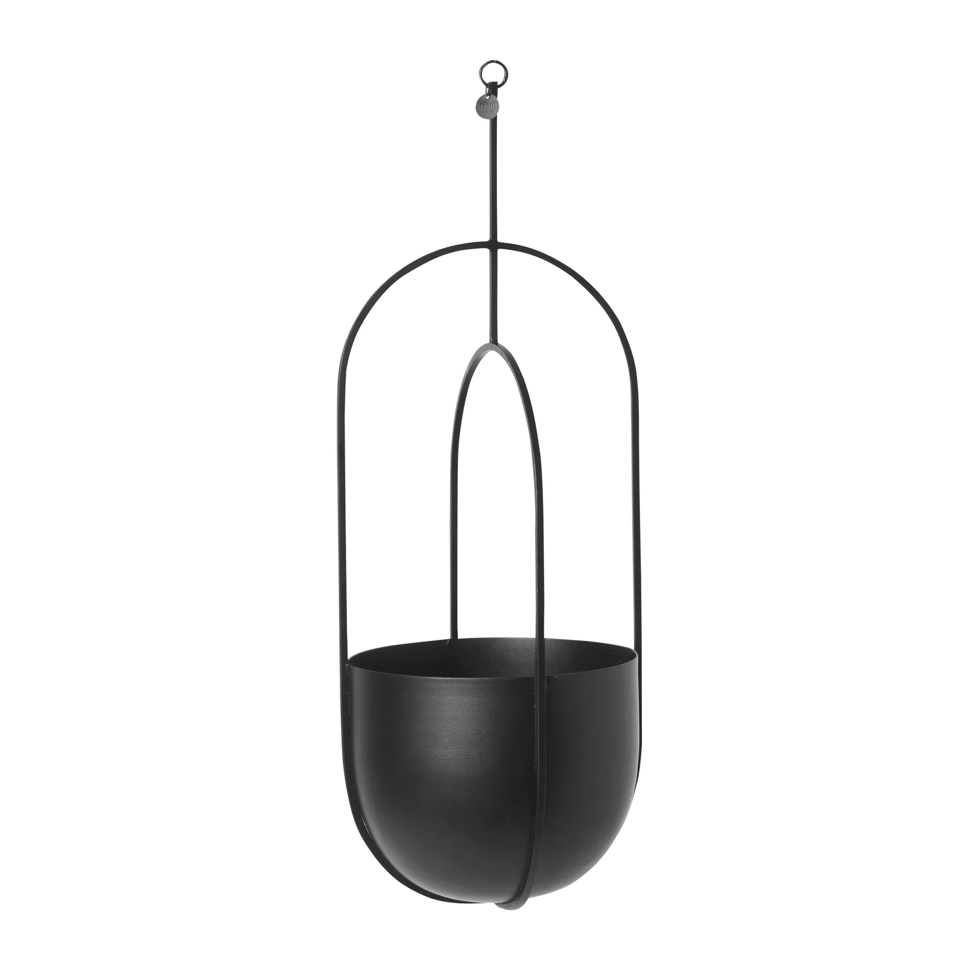 Hanging deco pot hangende pot Ø18.5 cm, Zwart Ferm Living
