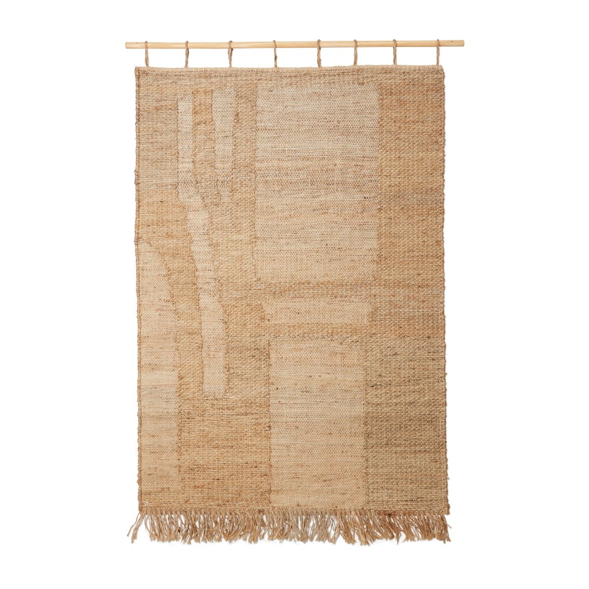 ferm LIVING Harvest wanddecoratie 100x165 cm Natural