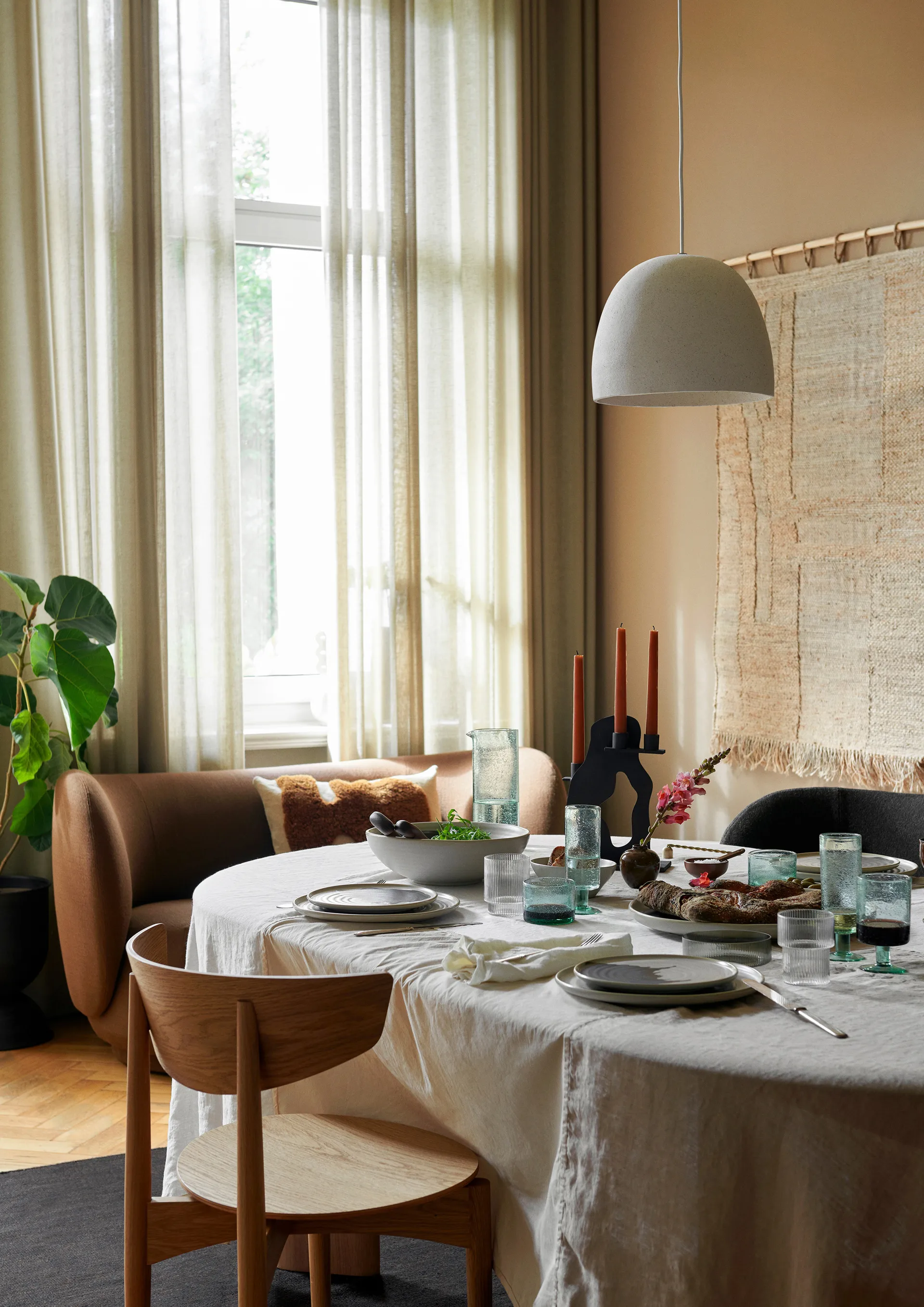 Harvest wanddecoratie 100x165 cm, Natural Ferm Living