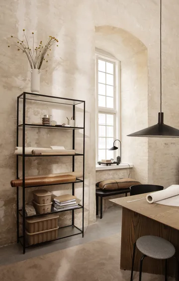 Haze boekenrek - Black - Ferm Living