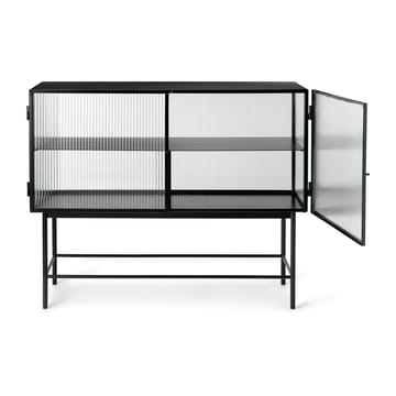 Haze sideboard - Black-golvend glas - ferm LIVING