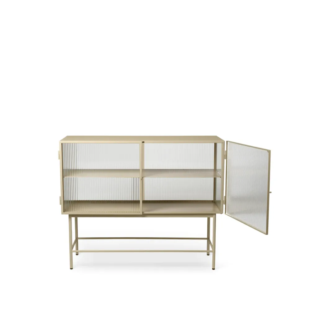 Haze sideboard, cashmere, golvend glas Ferm Living