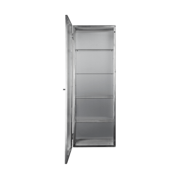 Haze wandkast 35x100 cm - Stainless steel - Ferm Living