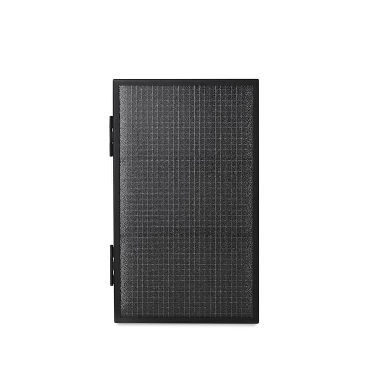 Haze Wandkast, black, geruit glas Ferm Living