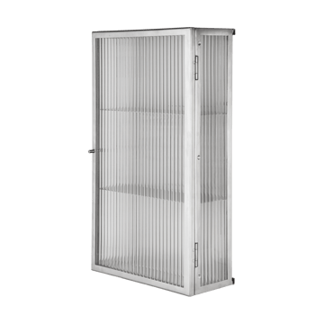 Haze wandkastje - Reeded glass - stainless steel - Ferm Living