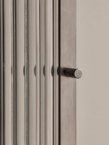 Haze wandkastje - Reeded glass - stainless steel - Ferm Living