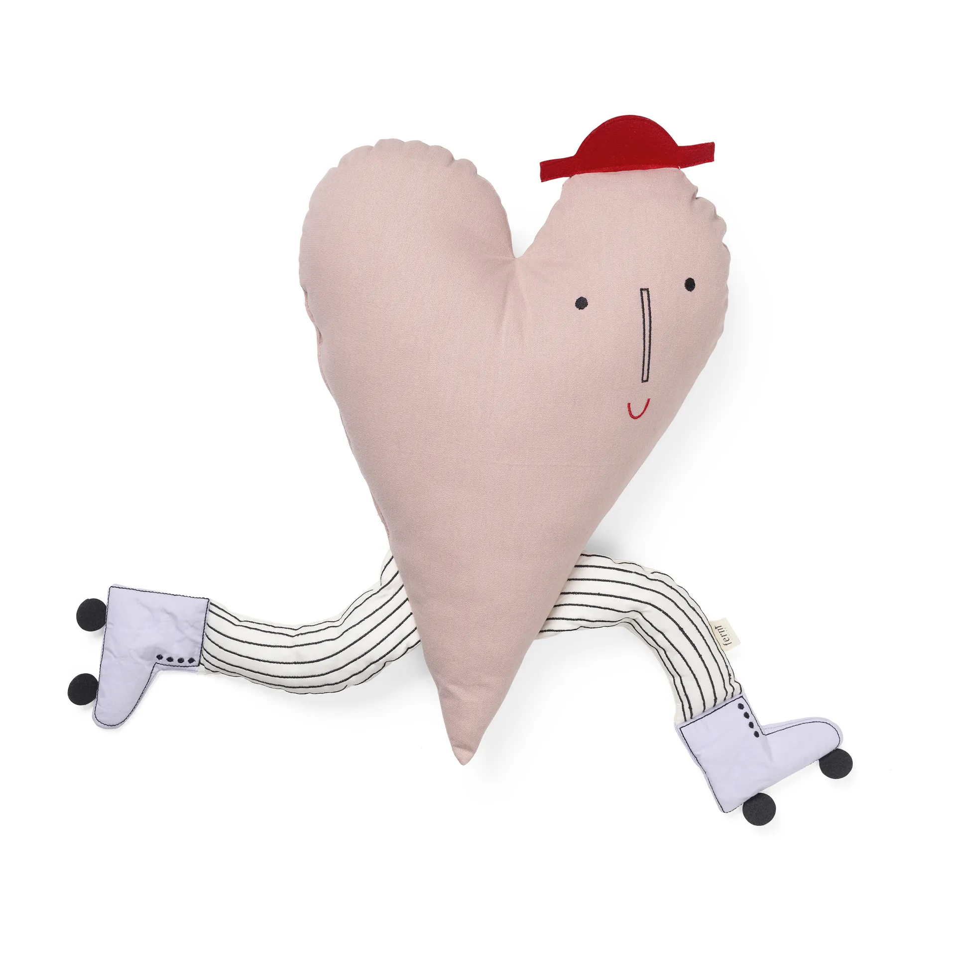 Heart kussen, Dusty rose Ferm Living