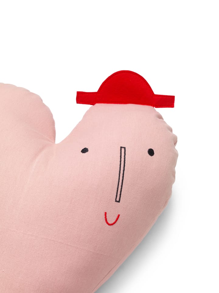 Heart kussen, Dusty rose Ferm Living