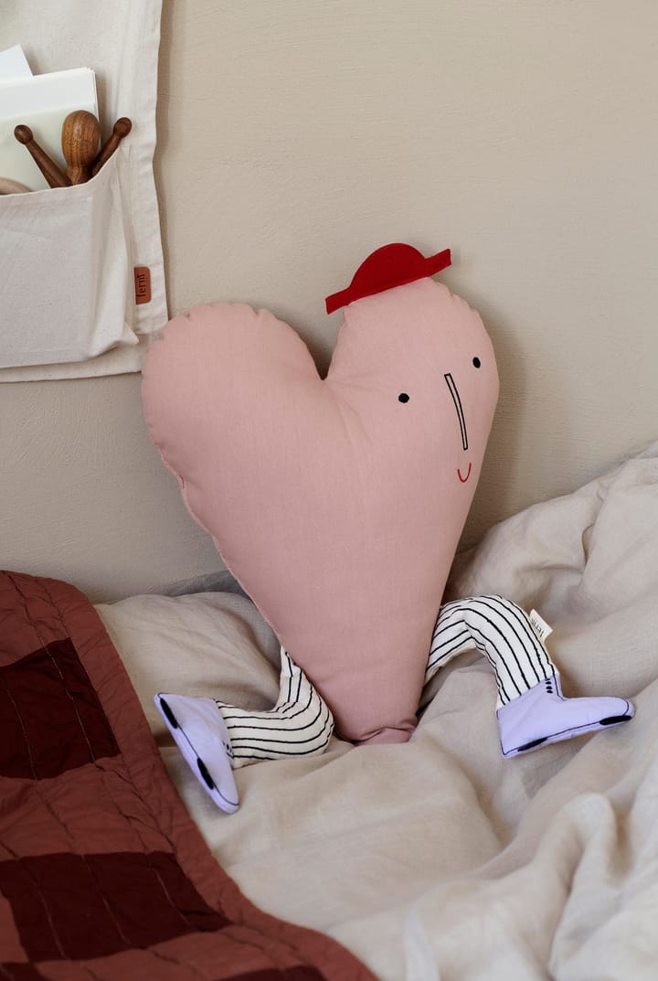 Heart kussen, Dusty rose Ferm Living