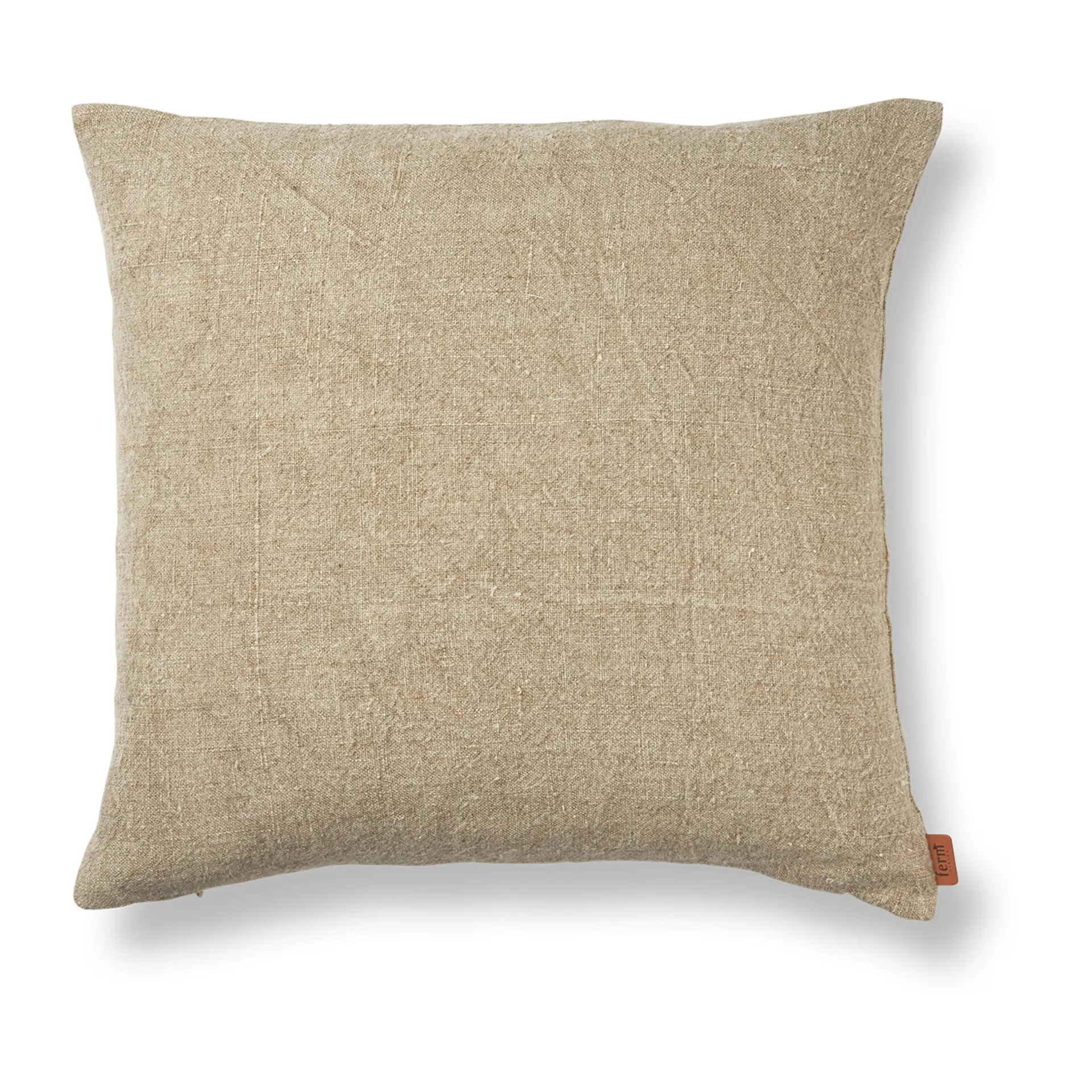 Heavy Linen kussen 50x50 cm, Natural Ferm Living