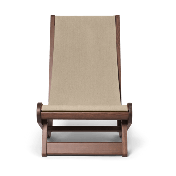 Hemi loungefauteuil - Dark stained, natural - Ferm Living