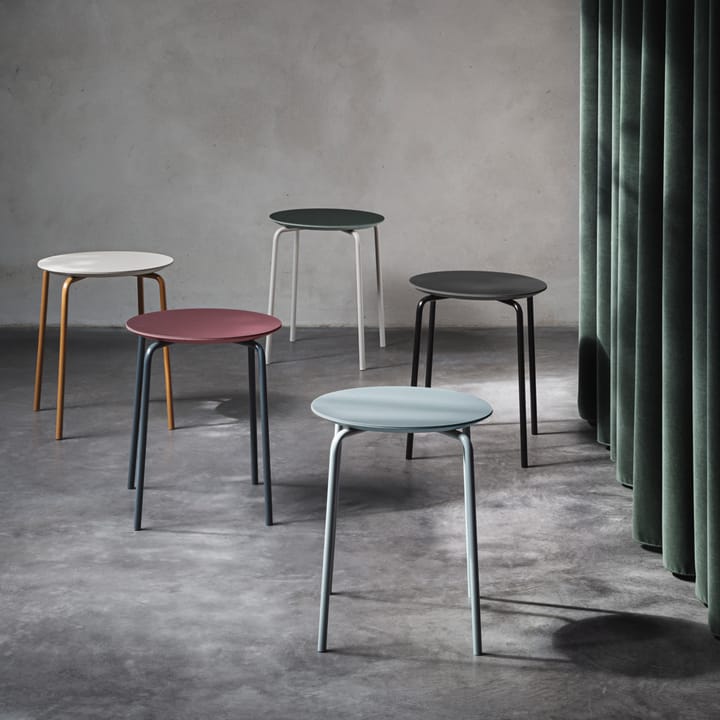 Herman  Kruk, oak dark stained, zwart stalen onderstel Ferm Living