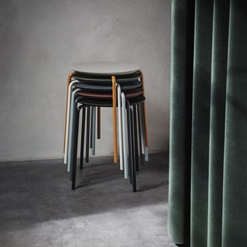 Herman  Kruk - oak dark stained, zwart stalen onderstel - ferm LIVING