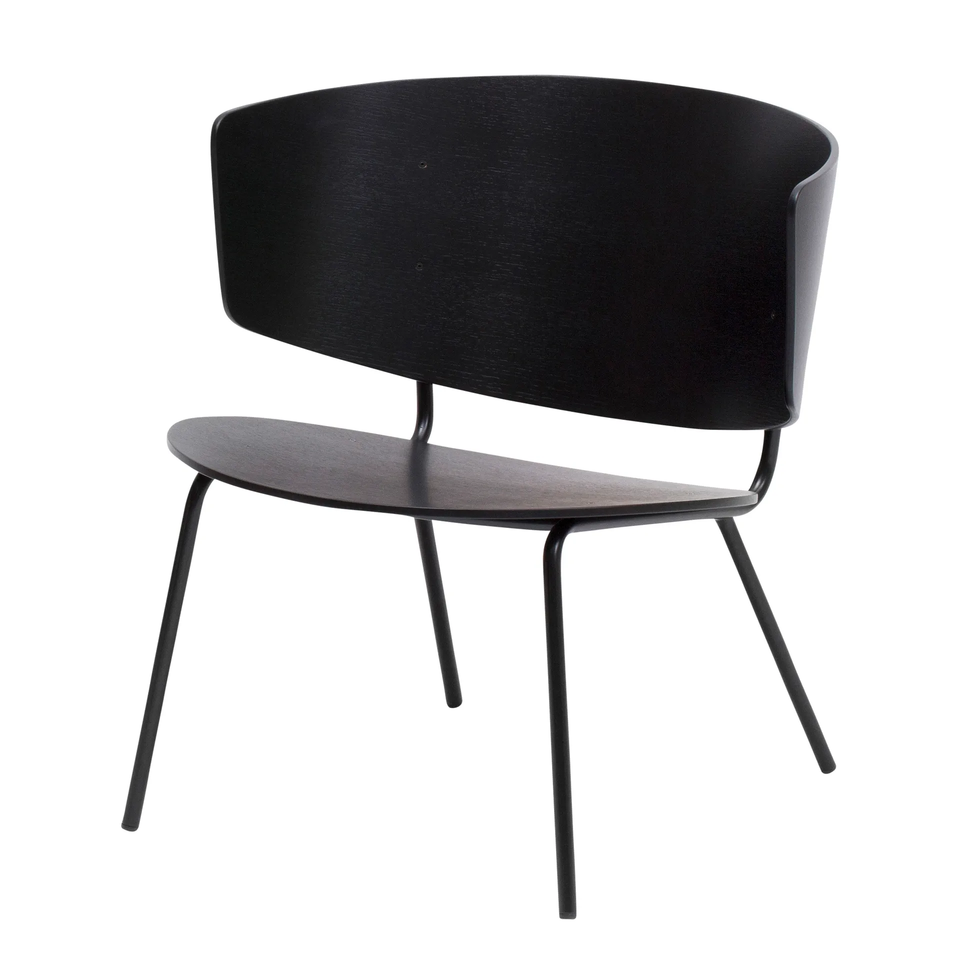 Herman loungestoel, Zwart Ferm Living