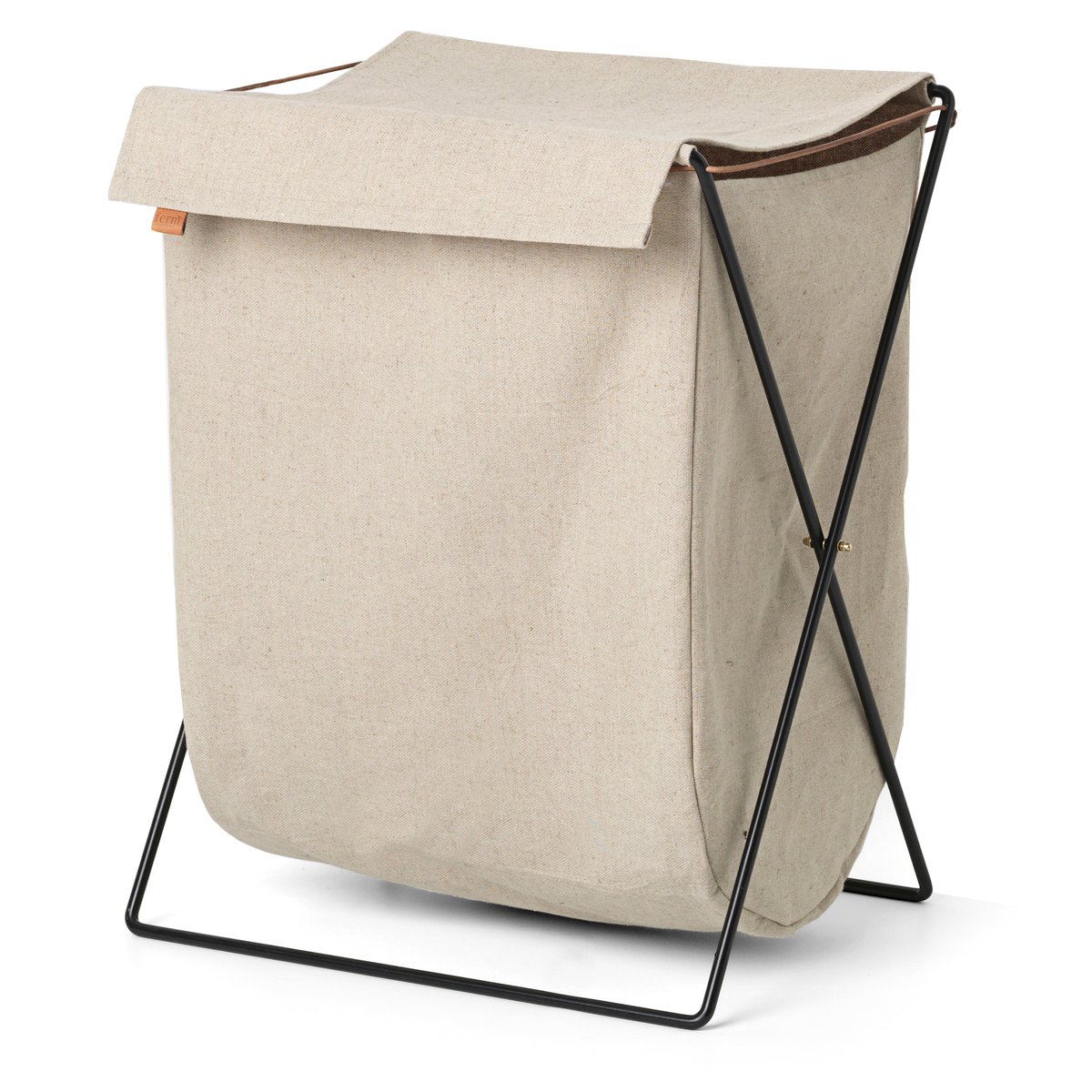 Ferm Living Herman wasmand Zwart | Scandinavisch Interieur | Wasmanden | Beige